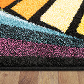 Lotus Rugs Multi-Coloured Prism Nebula Power-Loomed Rug