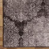 Lotus Rugs Dark Grey Glory Power-Loomed Rug