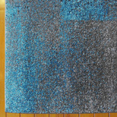 Lotus Rugs Blue &amp; Grey Block Aslan Power-Loomed Rug