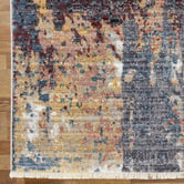 Lotus Rugs Blue &amp; Beige Twilight Power-Loomed Rug