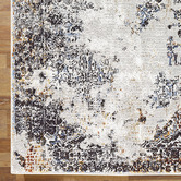 Lotus Rugs Brown &amp; Grey Glamour Power-Loomed Rug