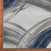 Lotus Rugs Grey &amp; Blue Loop Sonny Power-Loomed Rug