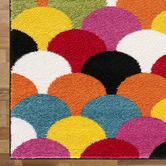 Lotus Rugs Multi-Coloured Scale Nebula Power-Loomed Rug