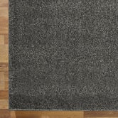 Lotus Rugs Dark Grey Ridges Power-Loomed Rug