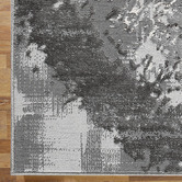 Lotus Rugs Jet Grey Fantasy Power-Loomed Rug