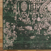Lotus Rugs Green Divine Power-Loomed Rug