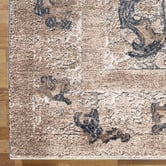 Lotus Rugs Beige &amp; Brown Pleasure Power-Loomed Rug