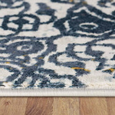 Lotus Rugs Slate Oriental Stella Power-Loomed Rug