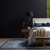 Lotus Rugs Navy Fade Barren Power-Loomed Rug