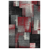 Lotus Rugs Red Harleian Power-Loomed Rug