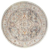 Lotus Rugs Kearney Raffa Power-Loomed Round Rug