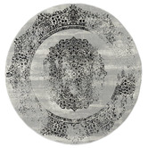 Lotus Rugs Garrett Rea Power-Loomed Round Rug