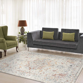 Lotus Rugs Kearney Basel Vintage-Style Power-Loomed Rug