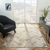 Lotus Rugs Stone Luna Power-Loomed Rug