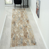 Lotus Rugs Taupe Luna Power-Loomed Runner