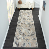 Lotus Rugs Slate Luna Power-Loomed Runner