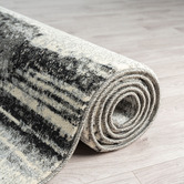 Lotus Rugs Charcoal Astra Power-Loomed Runner