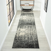 Lotus Rugs Ebony Astra Power-Loomed Runner
