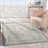 Lotus Rugs Charcoal Fantine Power-Loomed Rug