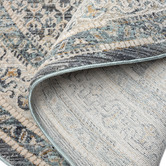 Lotus Rugs Charcoal Fantine Power-Loomed Round Rug