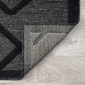 Lotus Rugs Charcoal Charm Power-Loomed Rug