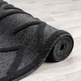 Lotus Rugs Charcoal Charm Power-Loomed Rug