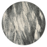 Lotus Rugs Ash Astra Power-Loomed Round Rug