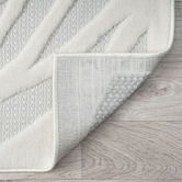 Lotus Rugs Ivory Charm Power-Loomed Runner