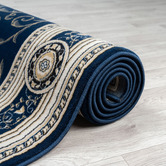 Lotus Rugs Navy Ceres Power-Loomed Runner