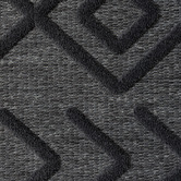 Lotus Rugs Charcoal Charm Power-Loomed Runner