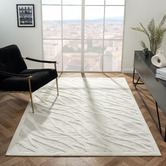 Lotus Rugs Ivory Charm Power-Loomed Rug