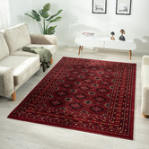 Lotus Rugs Red Solstone Power-Loomed Rug