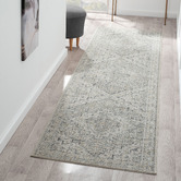 Lotus Rugs Taupe Fantine Power-Loomed Runner