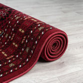 Lotus Rugs Red Solstone Power-Loomed Rug
