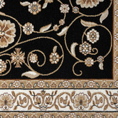 Lotus Rugs Black Ceres Runner