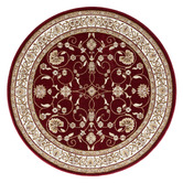 Lotus Rugs Red Ceres Round Rug