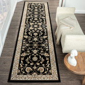 Lotus Rugs Black Ceres Runner