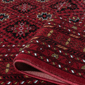 Lotus Rugs Red Solstone Power-Loomed Runner