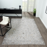 Lotus Rugs Grey Lakisha Contemporary Rug