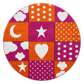 Lotus Rugs Juniper Power-Loomed Round Rug