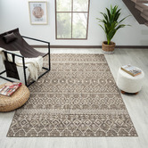 Lotus Rugs Almond Finnik Indoor/Outdoor Rug