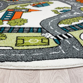 Lotus Rugs Noah Power-Loomed Round Rug
