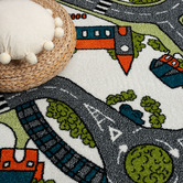 Lotus Rugs Noah Power-Loomed Round Rug