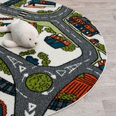 Lotus Rugs Noah Power-Loomed Round Rug