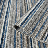 Lotus Rugs Cloud Parma Striped Indoor/Outdoor Rug
