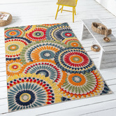Lotus Rugs Roseburg Floral Indoor/Outdoor Rug