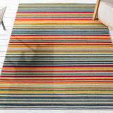 Lotus Rugs Multicolour Parma Striped Indoor/Outdoor Rug