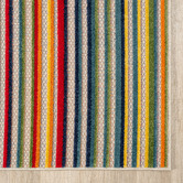 Lotus Rugs Multicolour Parma Striped Indoor/Outdoor Rug