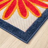 Lotus Rugs Bethany Floral Indoor/Outdoor Runner