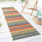 Lotus Rugs Multicolour Parma Striped Indoor/Outdoor Runner